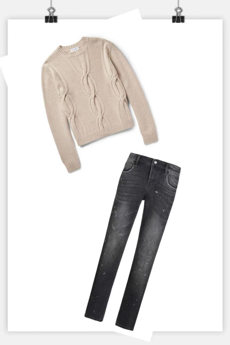 Different styling styles for jeans