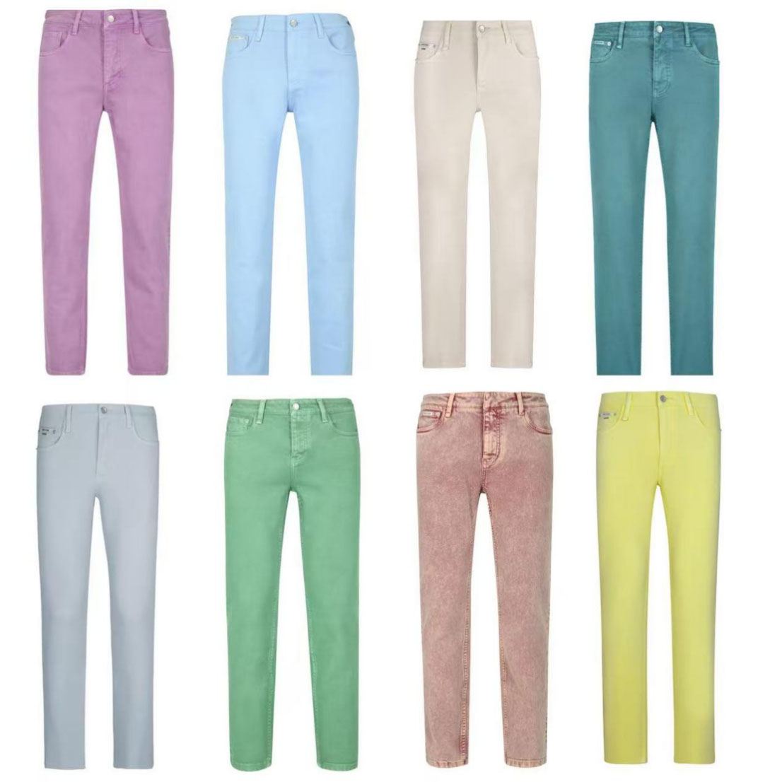 What's the appeal of colored jeans